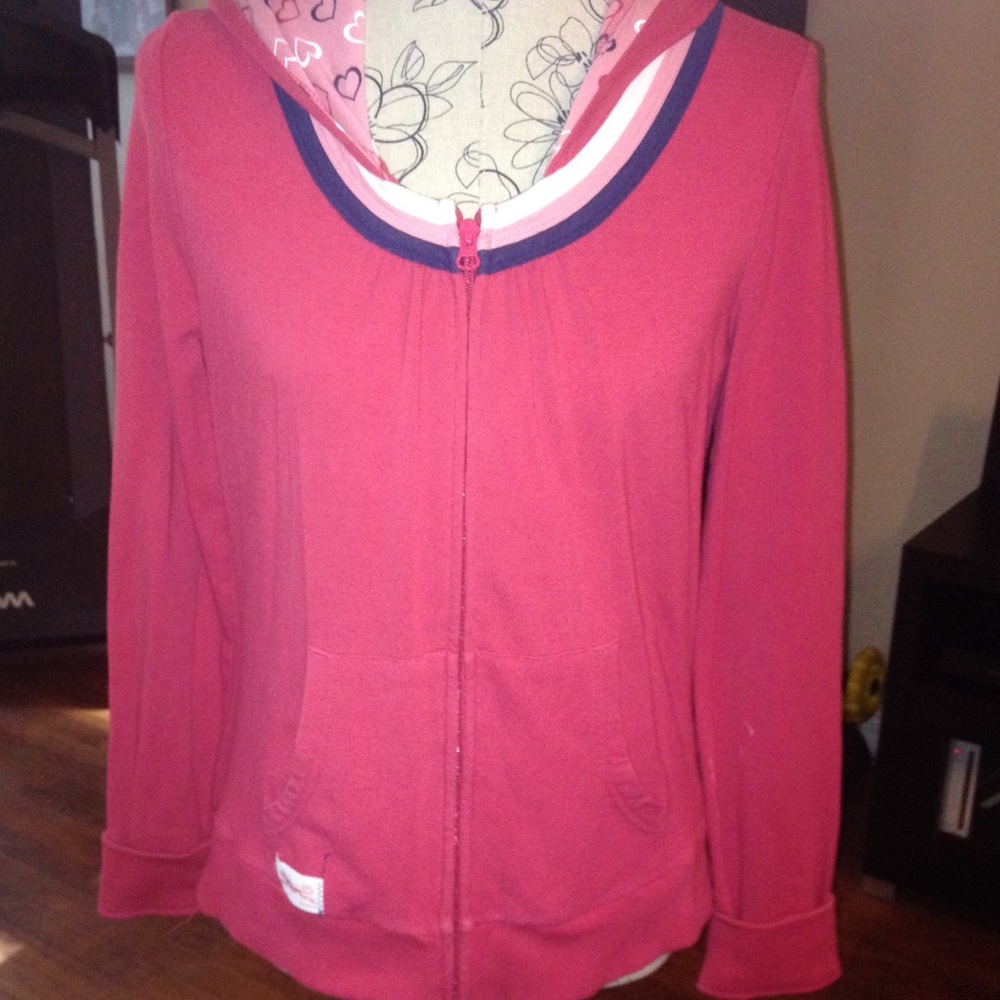 LE Tigre hoodie full zip jacket L large